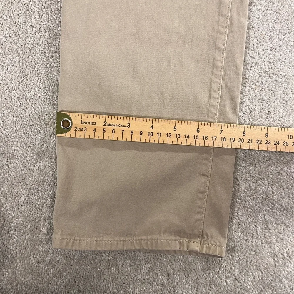 AG Adriano Goldschmied The Graduate Mens 34x32 Khaki Tailored Leg Pants